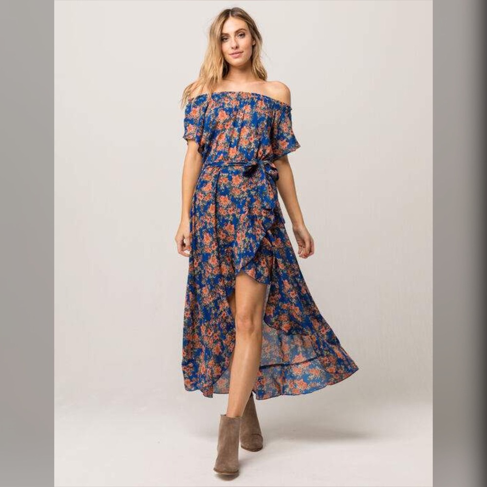 O'neill Off the shoulder Maxi Dress